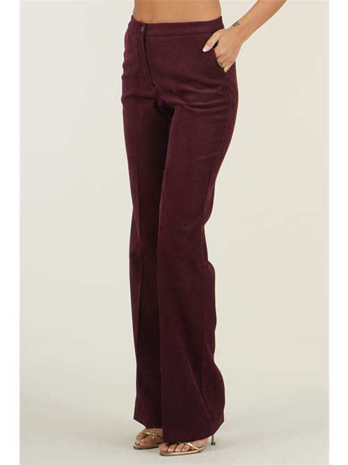 Pantalone vita alta Elmas Phil | 011276BORDO